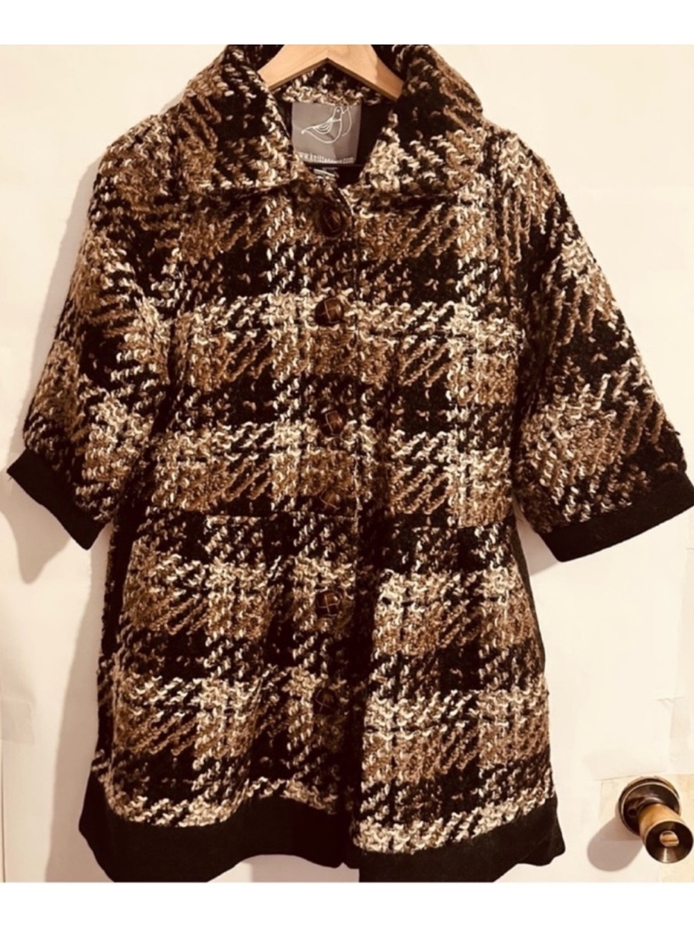 Knitted Dove |  Coat